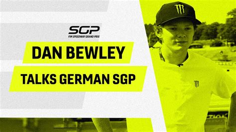 Dan Bewley Part Of The Party GermanSGP FIM Speedway Grand Prix