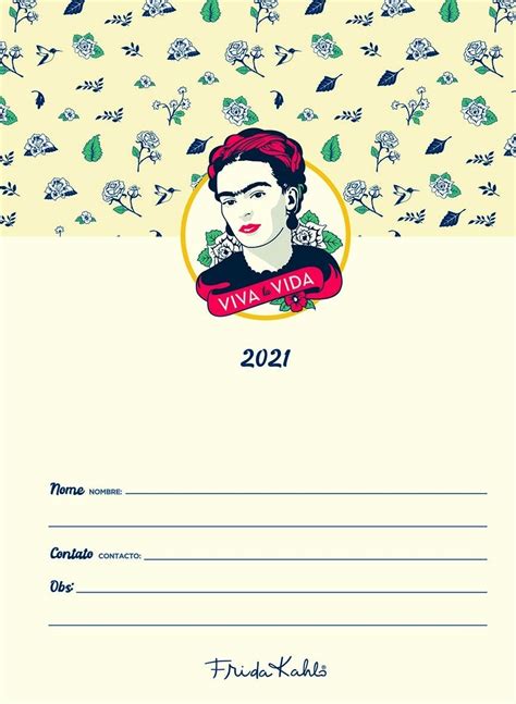 Planner Frida Kahlo Parcelamento Sem Juros