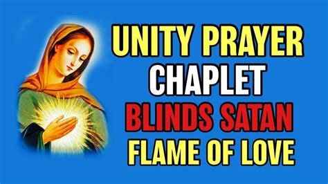 Unity Prayer Chaplet Flame Of Love Blinds Satan YouTube