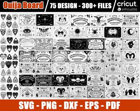 Ouija Board Svg Spirit Board Svg Cut Files Quiji Svg Ouija Board