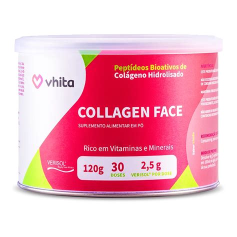 Collagen Face Peptídeos Bioativos de Colágeno Hidrolisado Verisol