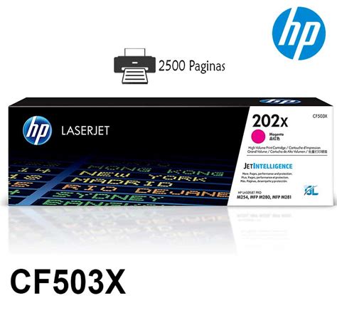 Toner Hp Cf X X M M Magenta Original G Limagars Peru