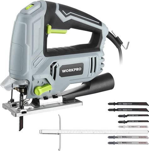 WORKPRO Jig Saw Heavy Duty Design 5 3000 SPM Jigsaw Tool Corded