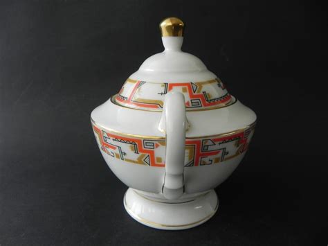 Alte Zuckerdose Thea Art Deco Von Edelstein Bavaria Kaufen Auf