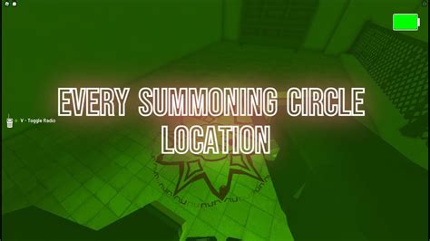 Every Summoning Circles Location Blair Step By Step Tutorial Youtube