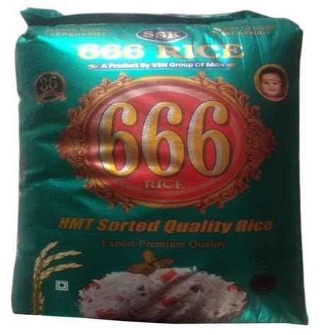 Ssk Hmt Sorted Quality Rice Packaging Type Plastic Bag Packaging