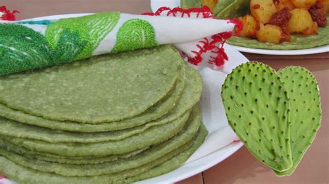 Como Hacer Tortillas De Nopal Receta Faciles Economicas Y Mega