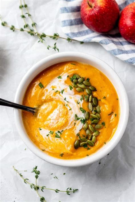 Roasted Butternut Squash And Carrot Soup