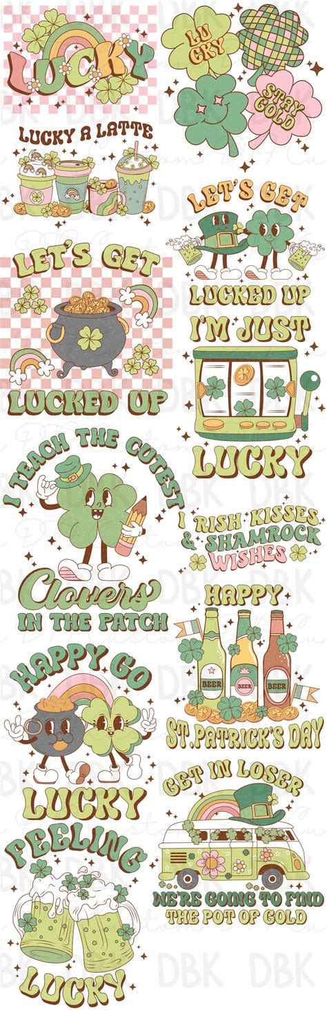 St Patricks Day Gang Sheet Dbk Custom Creations