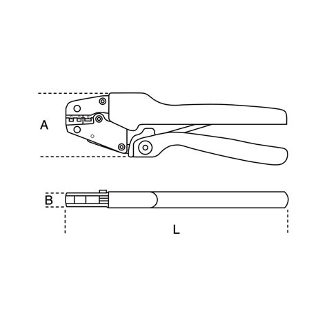 Alicate De Gran Efecto Para Terminales Bnc De Cables