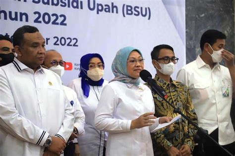 Tahap Awal Kemnaker Terima 5 Juta Data Calon Penerima BSU Tahun 2022