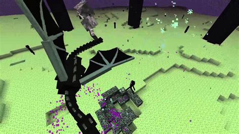 Minecraft Xbox One Edition Ender Dragon Vs Wither Boss Youtube