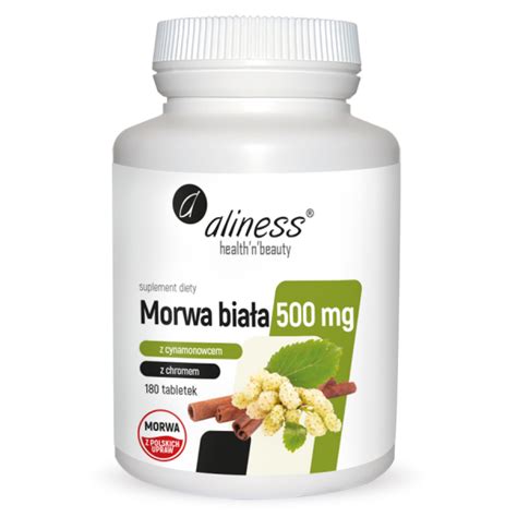 Aliness Morwa Biała 500mg Morwa biała medica 500g Morwa biała