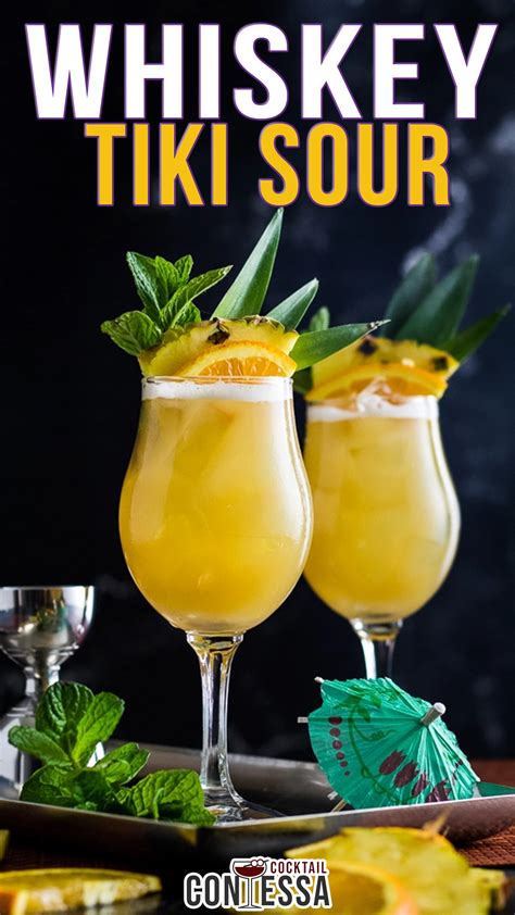 Take Your Bourbon To The Islands With This Tropical Whiskey Tiki Sour