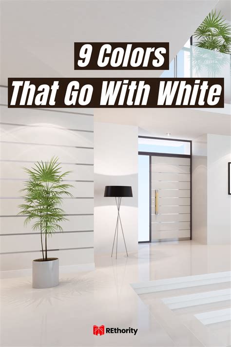 9 Colors That Go With White | White walls living room, Room color ...
