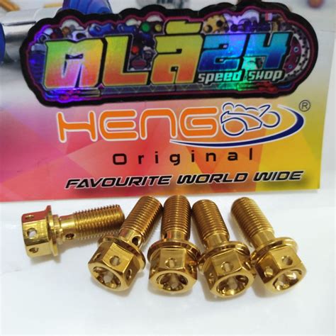 Jual Baut Kaliper Atau Nepel Drat Halus Dan Kasar Gold By Heng Thailand