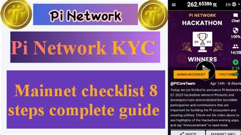 Pi Network Kyc Mainnet Checklist Steps Complete Guide Pinetwork