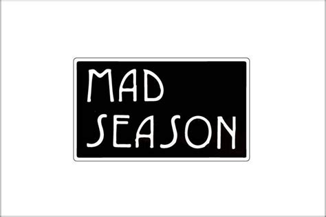 Mad Season Band Logo Sticker Sticky Vinyl Decal for | Etsy