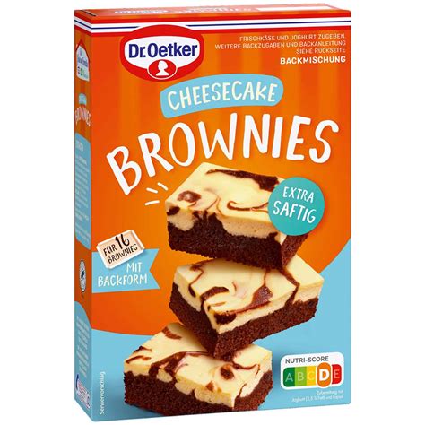 Dr Oetker Backmischung Cheesecake Brownies G Online Kaufen Im