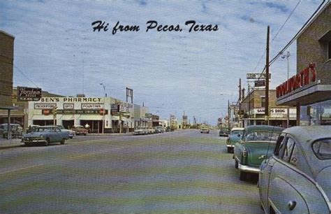 Uncovered Texas Postcards | Downtown - 1950's