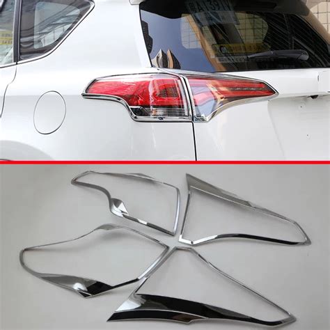 Aliexpress Buy ABS Chrome Tail Light Cover Trim For TOYOTA RAV4