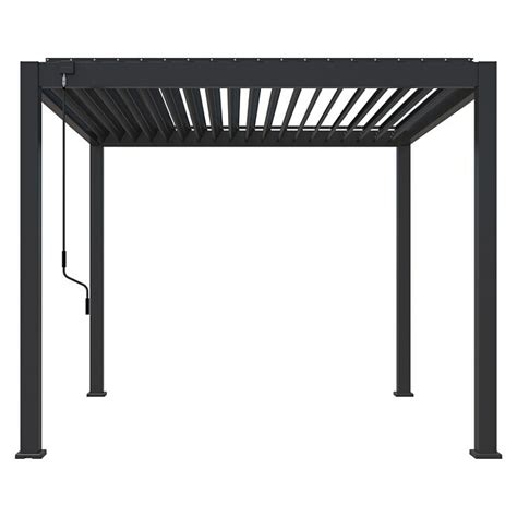 Weide Pergola Classic X X Cm Anthrazit Aluminium Stahl