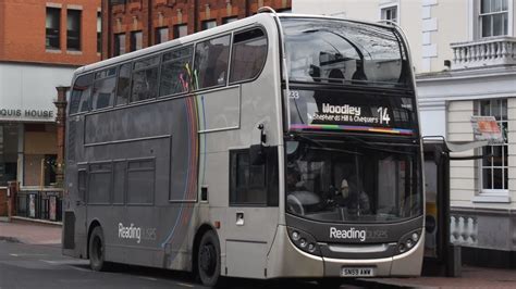 Full Route Visual Reading Buses Orange 13 Reading Woodley