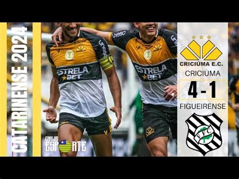 Criciúma x Figueirense Campeonato Catarinense 2024 Melhores momentos