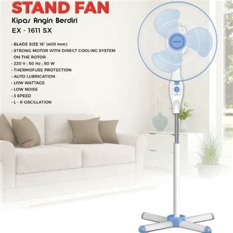 Jual Maspion Stand Fan 16 Inch EX 1611SX Di Lapak Fortuna Elektronik