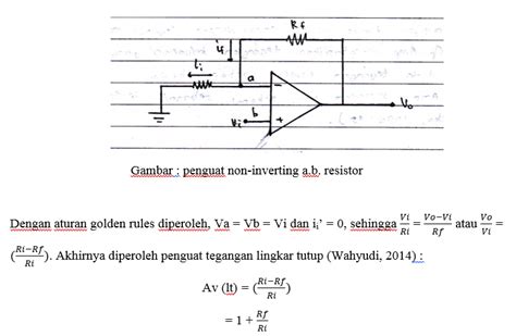 Contoh Soal Op Amp Inverting Dan Non Inverting Pelajaran Mu