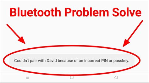 How To Fix Couldn T Pair With Bluetooth Because Of Incorrect Pin Or