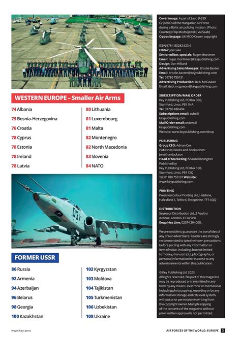 Combat Aircraft Journal Magazine Airforces Of The World Europe