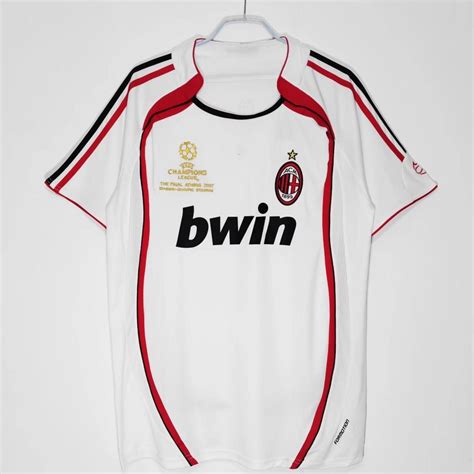 2006 07 AC Milan Away Season Retro Player Version Football Soccer