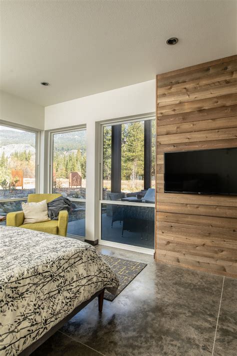 Mazama Meadow Residence Firewise Design Mazama WA Modern Bedroom