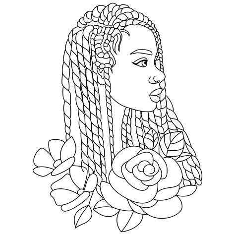 Black Girl Coloring Pages Free Coloring Pages Printables