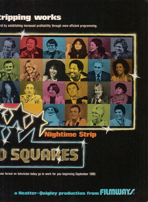 Hollywood Squares 80s Promo Flyer Part 1 Sitcoms Online Photo Galleries