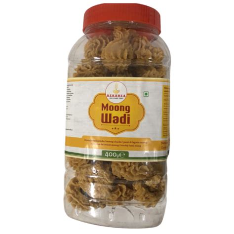 Aekshea Moong Wadi Jar 12x400g Aekshea Foods Wholesale