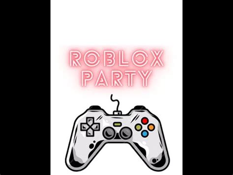 Présentation Roblox Party YouTube