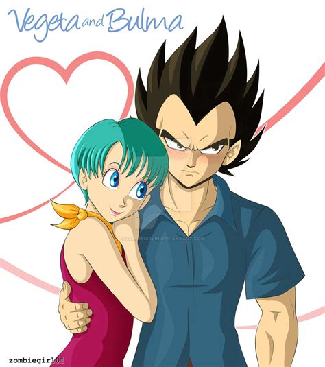 Vegeta X Bulma By Zombiegirl01 On Deviantart