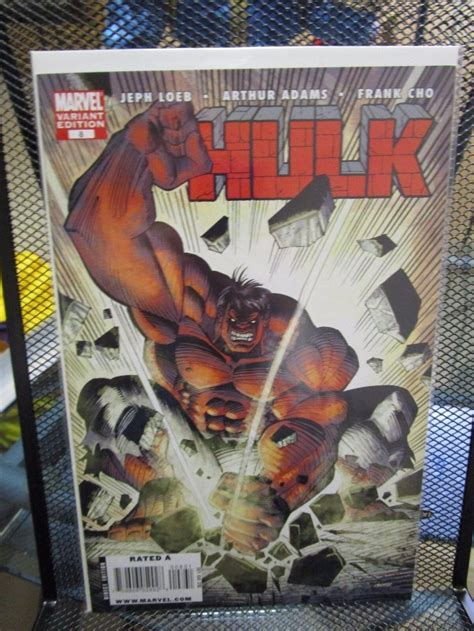 Hulk 8 Sal Buscema Variant Cover Marvel Comics Red Hulk Jeph Loeb Art Adams Ebay