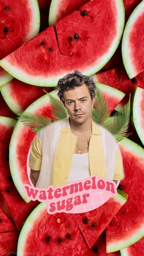 Harry Styles Watermelon Sugar Harrystyles Watermelonsugar Onedirection Lockscreen