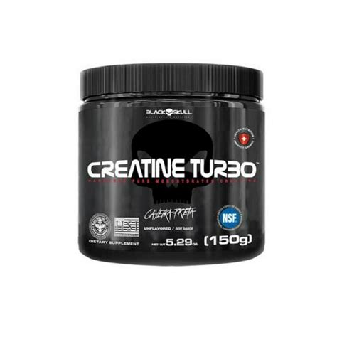 Creatina Monohidratada Turbo 300g 150g Black Skull Shopee Brasil