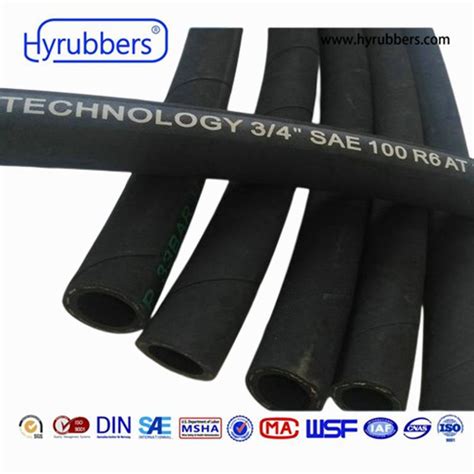 SAE 100 R3 R6 Fiber Reinfroced Air Water Fuel Oil Hose China Rubber