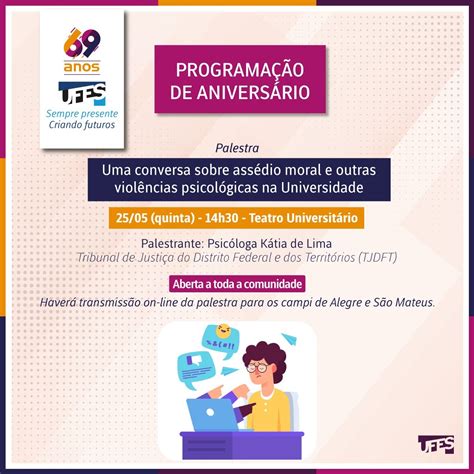 Ufes Promove Palestra Sobre Ass Dio Moral E Outras Viol Ncias Psicol Gicas Nesta Quinta