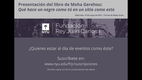 Presentación del libro de Moha Gerehou Qué hace un negro como tú en un