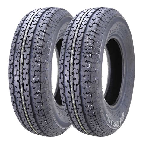 2 Premium FREE COUNTRY Trailer Tires ST215 75R14 8PR LR D W Scuff Guard