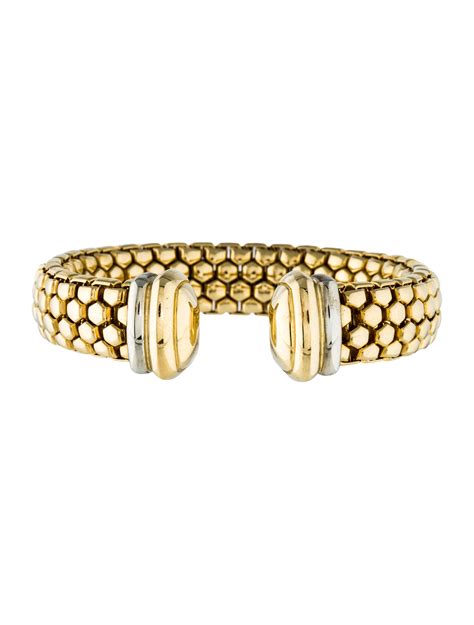 18K Cuff Bracelet - Bracelets - BRACE25748 | The RealReal