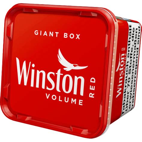 Winston Volume Tobacco Red Giant Box Frankemoeller Werne Shisha Tabak