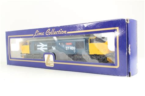 Lima L204675 Class 37 37409 Loch Awe In BR Large Logo Blue Limited