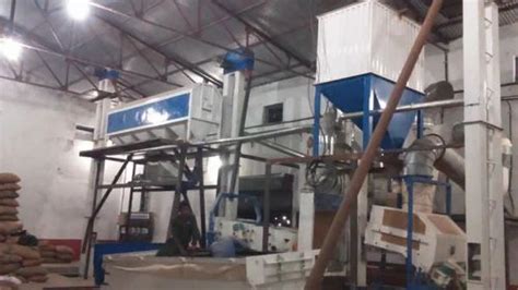 Mild Steel Semi Automatic Grain Cleaning Plant For Food Industry